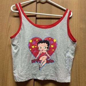 Betty boop crop top